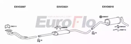 Система выпуска ОГ EuroFlo VO36020 1001